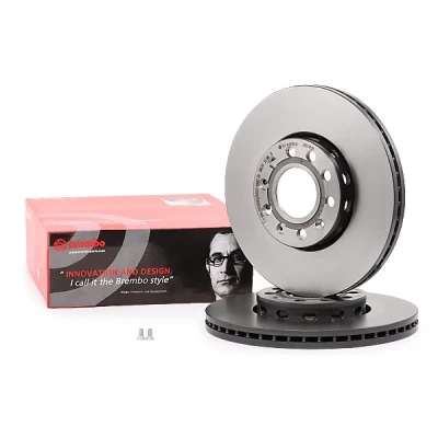 Bilde av BREMBO COATED DISC LINE 09.5745.21 Bremseskiver 288 25 5 innvendig ventilert belagt høy karbon med skruer AUDI: A6 C5 Avant, A4 B7 Sedan