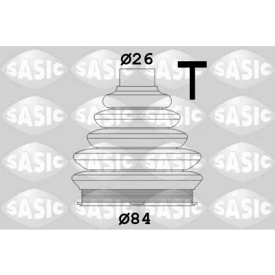 Bilde av SASIC 1900016 Drivakselmansjett hjulside Termoplast PEUGEOT: Expert II Tepee, 208 I Hatchback, Van, CITROËN: Jumpy MPV, Van