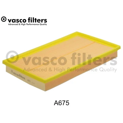Bilde av DAVID VASCO A675 Luftfilter 42 206 341 firkantet Filterinnsats OPEL: Vectra B Sedan