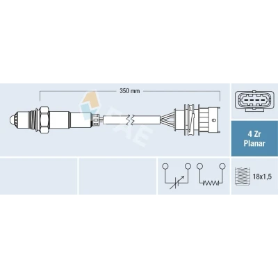 Bilde av Lambdasonde, opel adam, corsa d, d skåp/halvkombi, e, meriva b minibus, minivan, 0855251, 55568668