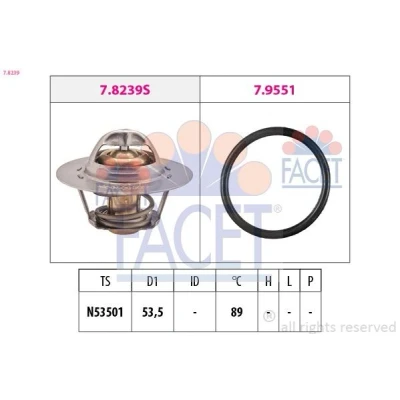 Bilde av Termostat FACET 7.8239
