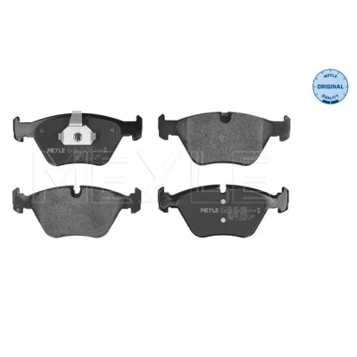 Bilde av MEYLE 025 231 8320 Bremseklosser ORIGINAL Quality framaksel klargjort for slitasjeindikator med antihyle blikk BMW: X3, 3 Sedan, Touring