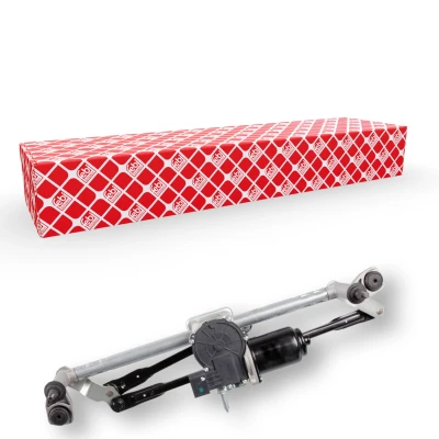 Bilde av FEBI BILSTEIN 109027 Vindusvisker Stangsystem for venstreratt med elektromotor VOLKSWAGEN: Polo V Hatchback
