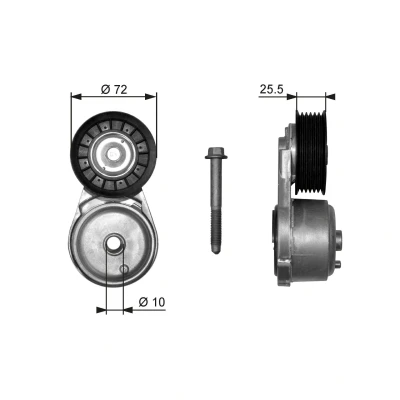 Bilde av GATES T38103 Strammerull FleetRunner Micro V Stretch Fit