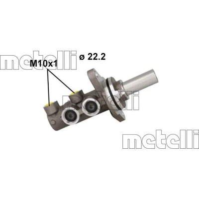 Bilde av METELLI 05 1165 Hovedsylinder 22,20 Aluminium TOYOTA: RAV4 III SUV, IV SUV