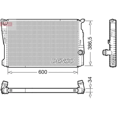 Bilde av DENSO DRM05122 Radiator 600 409 34