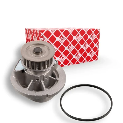 Bilde av FEBI BILSTEIN 24333 Vannpumpe 19 Aluminiumstøpegods med tetningsring Metall OPEL: Corsa C Hatchback, Meriva A, Combo Varebil / Stasjonsvogn