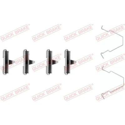 Bilde av QUICK BRAKE 109 1270 Tibehørsett, skivebremse belegg FORD USA: PROBE 2