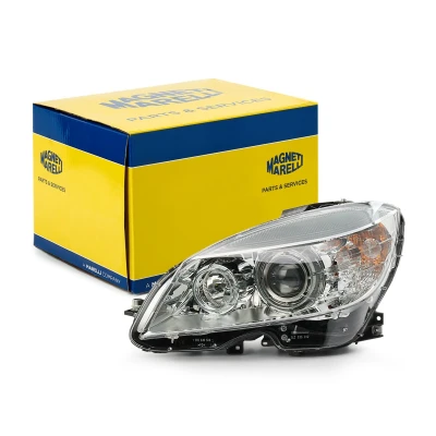 Bilde av MAGNETI MARELLI 710301234281 Frontlykter venstre PY21W, D1S/H7, D1S, H7 xenon for høyrekjøring MERCEDES BENZ: C Klasse Sedan, T modell