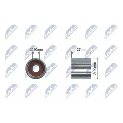 Bilde av Strammerull, kilerem med ribber, audi,seat,skoda,vw, 06A 109 181, 477 A, 06A109181, 06A109477A, 06B 06B109477A