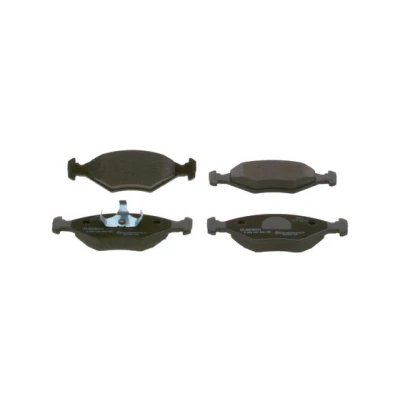 Bilde av BOSCH 0 986 424 458 Bremseklosser Low Metallic med kolbleklips, antihyle blikk
