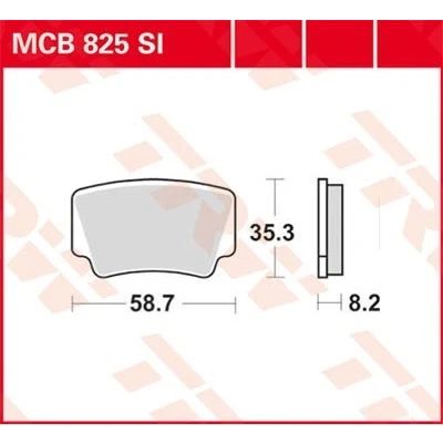 Bilde av TRW Sinter Offroad MCB825SI Bremseklosser