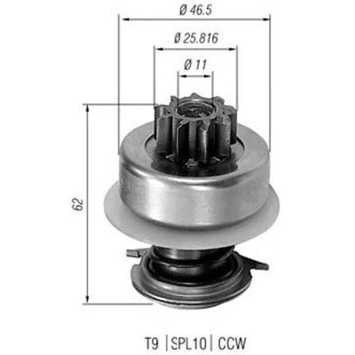 Bilde av MAGNETI MARELLI 940113020013 Lite tannhjul, starter