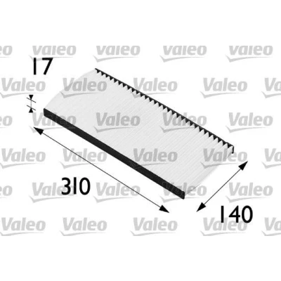 Bilde av VALEO CLIMFILTER COMFORT 698198 Kupéfilter Partikkelfilter 310 139 17