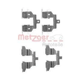 Bilde av METZGER 109 1737 Tibehørsett, skivebremse belegg NISSAN: Qashqai / Qashqai+2 I