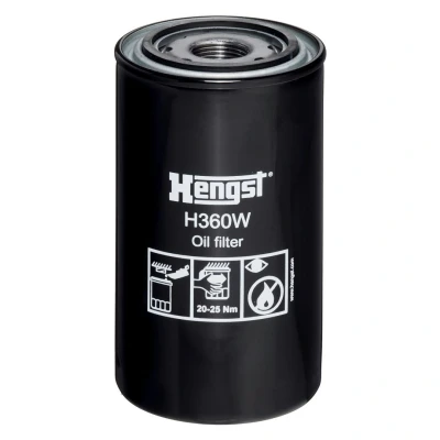 Bilde av HENGST FILTER H360W Oljefilter M27x2 Påskruingsfilter