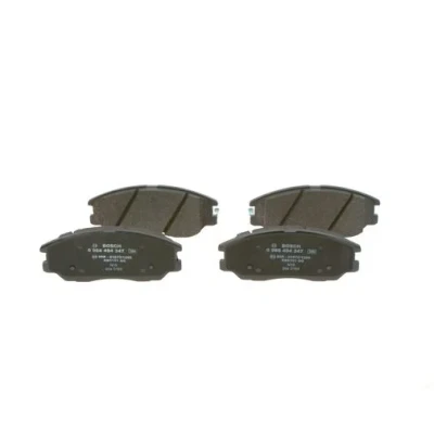 Bilde av BOSCH 0 986 494 347 Bremseklosser Low Metallic med akustisk slitasjevarsel antihyle blikk HYUNDAI: Terracan, SSANGYONG: RODIUS I, 2