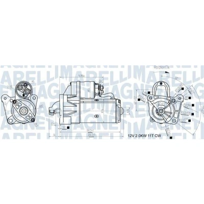 Bilde av Starter MAGNETI MARELLI 063721193010