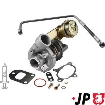 Bilde av JP GROUP 1117801610 Turbolader Eksosturbolader inkl. tetningssett, med oljetilløpsledning VOLKSWAGEN: Transporter 4 Bus,