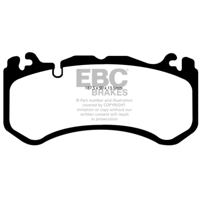 Bilde av EBC Brakes DP41939R Bremseklosser framaksel MERCEDES BENZ: E Klasse T modell, Sedan, C modell