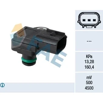 Bilde av Sensor, sugerørtrykk, acura,honda, 37830 RNA A01