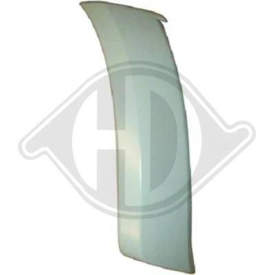 Bilde av DIEDERICHS Priority Parts 5402864 Skvettskjerm foran høyre svart