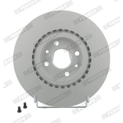 Bilde av FERODO PREMIER Coat+ disc DDF220C Bremseskiver 284 22 4 ventilert belagt med skruer FIAT: BRAVO 2, Doblo I Cargo, Stilo Hatchback