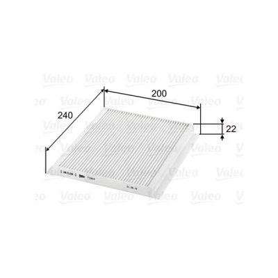 Bilde av VALEO CLIMFILTER COMFORT 715816 Kupéfilter Partikkelfilter 239 196 20 HYUNDAI: i30 II Hatchback, ix35, Stasjonsvogn, KIA: cee‘d Sportswagon