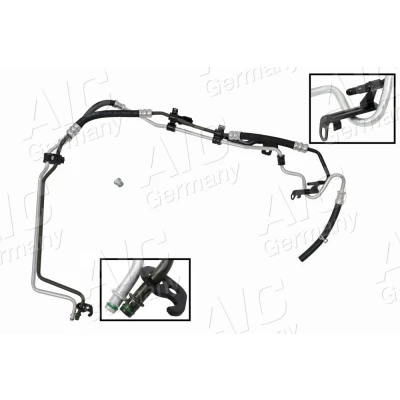 Bilde av AIC 58921Set Hydraulikkslange, styring fra hydraulikkpumpe til styresnekke, ekspansjonstank