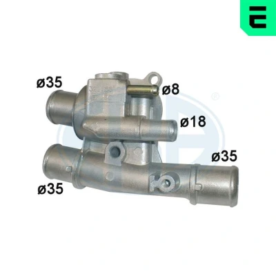 Bilde av Termostat, kjølemiddel fiat brava, bravo i, marea, marea weekend, palio, palio siena, lancia delta ii OE 46416424, 46464991, 46464992