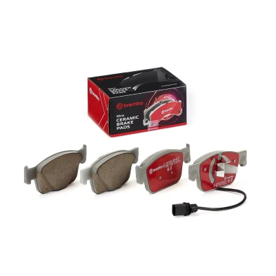 Bilde av BREMBO Bremseklosser inkl. slitasjevarselkontakt med kolbleklips, antihyle blikk tilbehør P85153NX