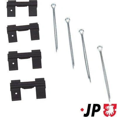 Bilde av JP GROUP 1564003510 Tibehørsett, skivebremse belegg LAND ROVER: Range Rover 2, Defender SUV, FORD: Transit Mk2 Minibuss