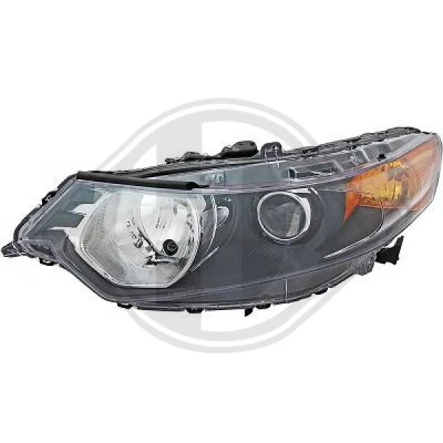 Bilde av DIEDERICHS 5219181 Frontlykter venstre HB3, H1 med motor for høydejustering hovedlys