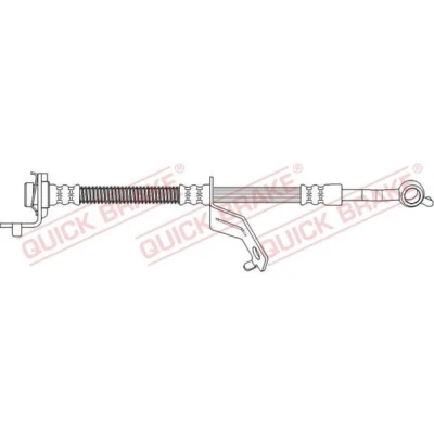 Bilde av Bremseslange, Framaksel venstre, kia venga, venga hatchback van, 587311P000