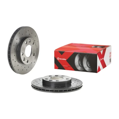 Bilde av BREMBO 09.B463.1X Bremseskiver 269 22,5 5 perforert / ventilert belagt høy karbon med skruer DACIA: Duster SUV, II, RENAULT: Megane 4