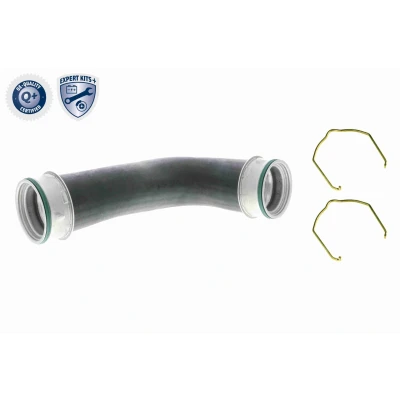 Bilde av VAICO V10 5309 Ladeluftslange gummi med tekstilforsterker klammer VOLKSWAGEN: Golf 5, Passat B6 Variant, Touran I, AUDI: A3 Hatchback