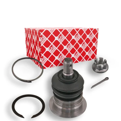 Bilde av FEBI BILSTEIN 43066 Bærekule framaksel venstre, øvre, høyre med sikringsring, kronemutter for casterstag TOYOTA: Land Cruiser Prado 120