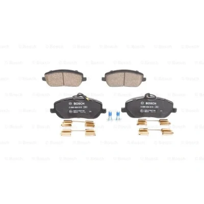 Bilde av BOSCH 0 986 494 615 Bremseklosser Low Metallic med integrert slitasjesensor antihyle blikk, skruer tilbehør PEUGEOT: 807, Expert I Van