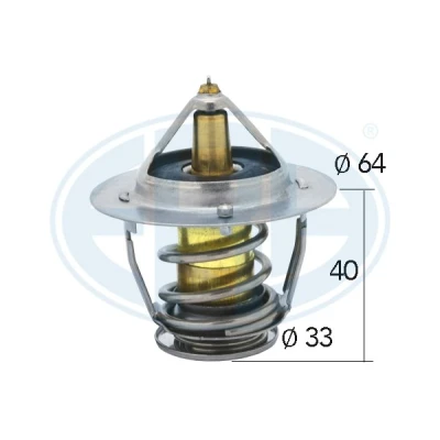 Bilde av ERA 350455 Termostat 78 med tetning HONDA: CIVIC 8 Hatchback, CR V 3, 2, TOYOTA: Land Cruiser Prado 70 SUV, 80