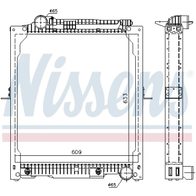 Bilde av Radiator NISSENS 62647A