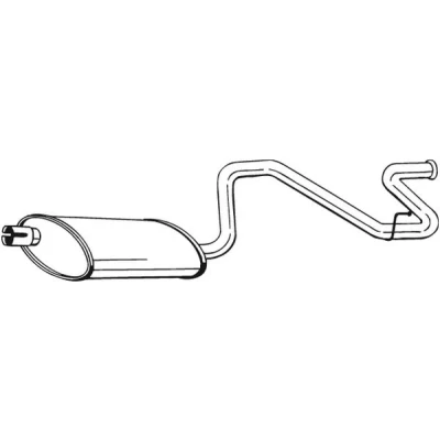 Bilde av sluttlyddemper, ford transit buss, flak/chassi, skåp, tourneo 1013127, 1019687, 1072037, 1492197, 7228742,