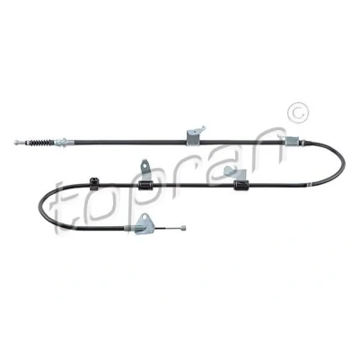 Bilde av TOPRAN 631 771 Bremsekabel bakre venstre 1845 TOYOTA: Auris Hatchback, Stasjonsvogn