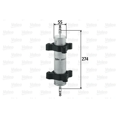 Bilde av VALEO 587514 Drivstoffilter ledningsfilter 8 BMW: 3 Touring, Coupé, Sedan, MINI: Hatchback