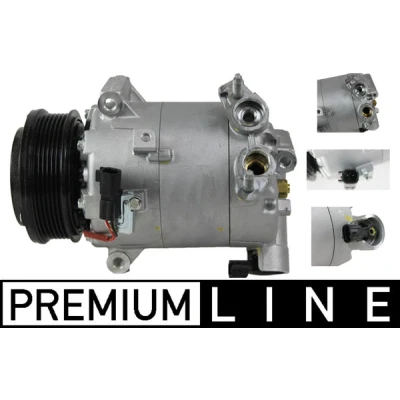 Bilde av MAHLE ORIGINAL ACP 548 000P Kompressor 7VS19ec 12 PAG 46 YF R 1234yf, 134a med tetningsring uten oljeutslippsskrue