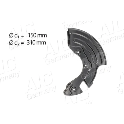 Bilde av AIC 57064 Bremseskjold framaksel venstre VOLKSWAGEN: Passat B5 GP Stasjonsvogn, AUDI: Allroad C5