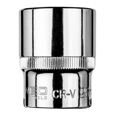 Bilde av NEO TOOLS 08 425 Pipenøkkelinnsats 1/2 25 mm Krom vanadium stål sekskant