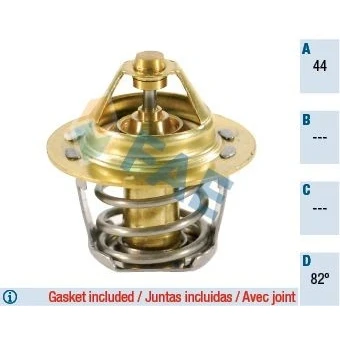 Bilde av FAE 5204182 Termostat 82 med tetning SUZUKI: SJ 413, DAIHATSU: CUORE 1