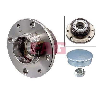 Bilde av FAG 713 6907 10 Hjullagersett Bildet viser leveranseinnholdet 117,00 FIAT: 500 Hatchback, BRAVO 2, Doblo I Cargo, ABARTH: / 595 695 Hatchback