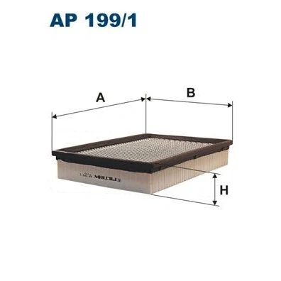 Bilde av FILTRON AP 199/1 Luftfilter 47 192 286 Filterinnsats