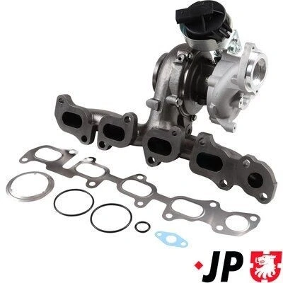 Bilde av JP GROUP 1117413000 Turbolader Eksosturbolader med tetning AUDI: Q5, A4 B8 Avant, A6 C7 Avant